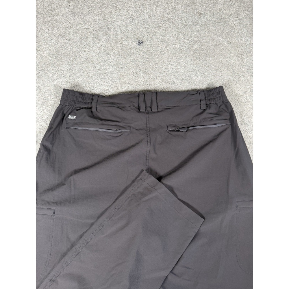 MIER Womens 14 Hiking Pants Gray Lightweight Quick Dry Ripstop Tactical Outdoor